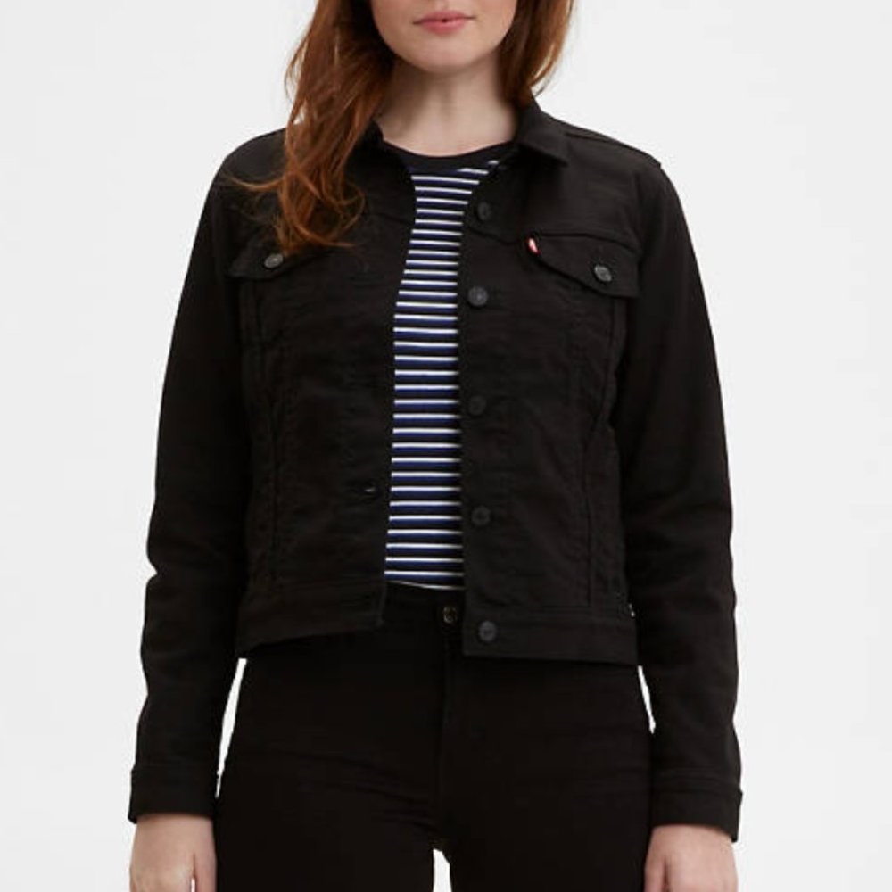 Levi's Original Trucker Jacket in Black Size Medium